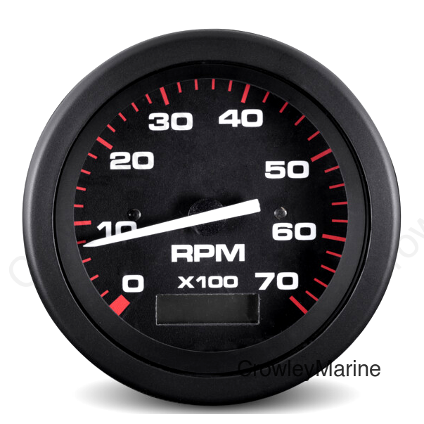 Tach 7K/Hourmeter, Amega 3"